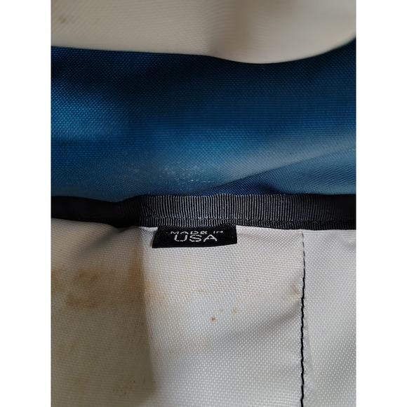 VTG 90s Patagonia Teal Blue Purple Nylon Waist‎ Pack Bag Fanny Pack Made in USA - Picture 4 of 13